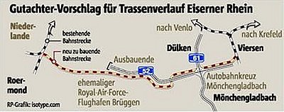 Ein Gutachten sieht diese Streckenführung vor. Foto: RP